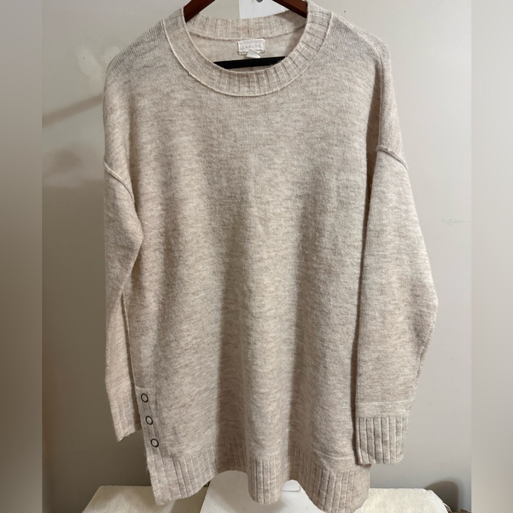 Caslon Side Snap Tunic Sweater
